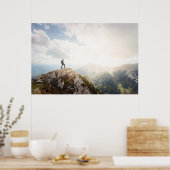 Bergwanderer Poster (Küche)
