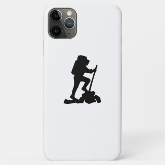 Bergwanderer Schwarze Silhouette Case-Mate iPhone Hülle
