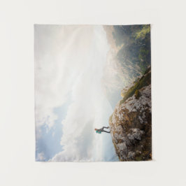 Bergwanderer Wandteppich