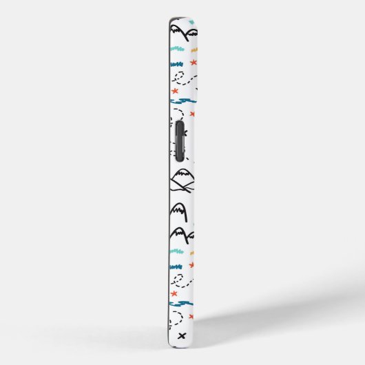 Bergwandermuster Case-Mate iPhone Hülle (Rückseite / Rechts)