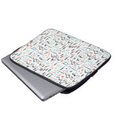 Bergwandermuster Laptopschutzhülle (Vorne Knopf)