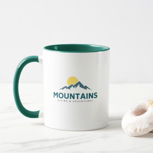 Bergwandern & Abenteuer Tasse (Mit Donut)