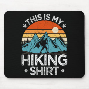 Bergwandern Abenteuer Vintage Dies Ist Mein Wander Mousepad