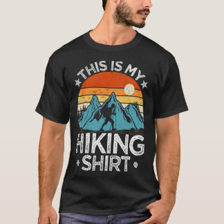 Bergwandern Abenteuer Vintage Dies Ist Mein Wander T-Shirt