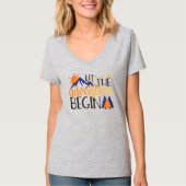 Bergwandern Lass Das Abenteuer T-Shirt (Vorderseite)
