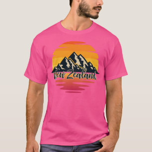 Bergwandern Neuseeland T-Shirt