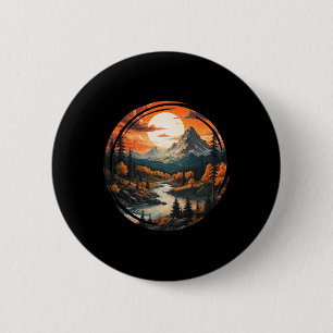 Bergwandern Outdoor Natur Wildnis Wald Berge Button