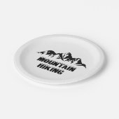 Bergwandern Pappteller (Schrägansicht)