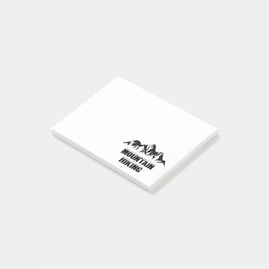 Bergwandern Post-it Klebezettel (angewinkelt)