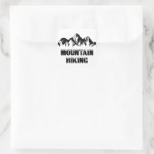 Bergwandern Quadratischer Aufkleber (Tasche)