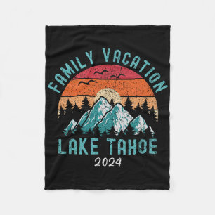 Bergwandern Skifahren Familienurlaub Lake Tahoe  Fleecedecke