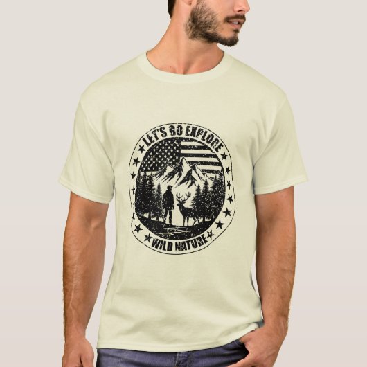 Bergwandern T-Shirt (Vorderseite)