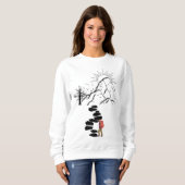 Bergwanderung Erlebnisdesign Sweatshirt (Vorne ganz)