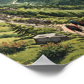 Bergwanderung Poster (Ecke)