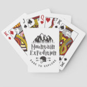 Bergwanderung wagen zu entdecken spielkarten (Rückseite)