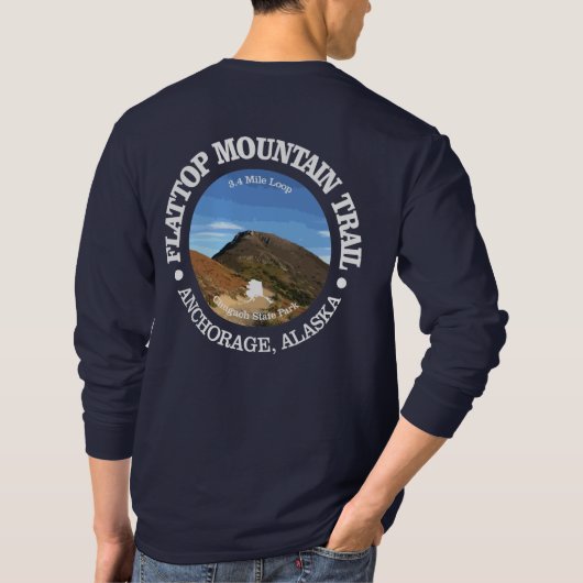 Bergwanderweg Flattop T-Shirt (Rückseite)