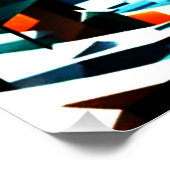 Bergwasserfall 9 poster (Ecke)