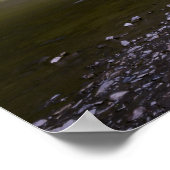 Bergwasserfall Poster (Ecke)