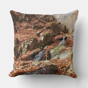 Bergwasserfall - Wilde Natur Rumänien Kissen