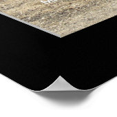 "Bergweg - Almaden-Tal" Poster (Ecke)