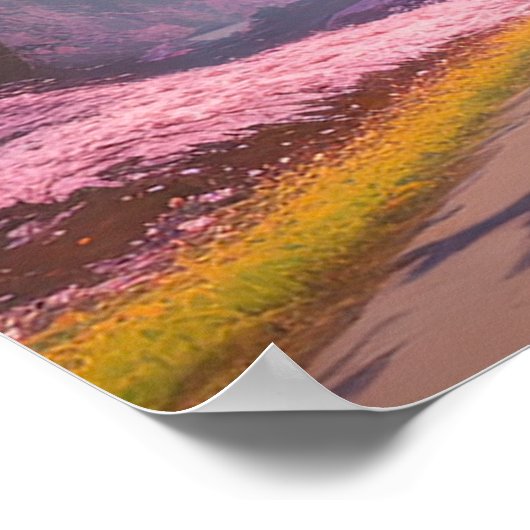 Bergweg Poster (Ecke)