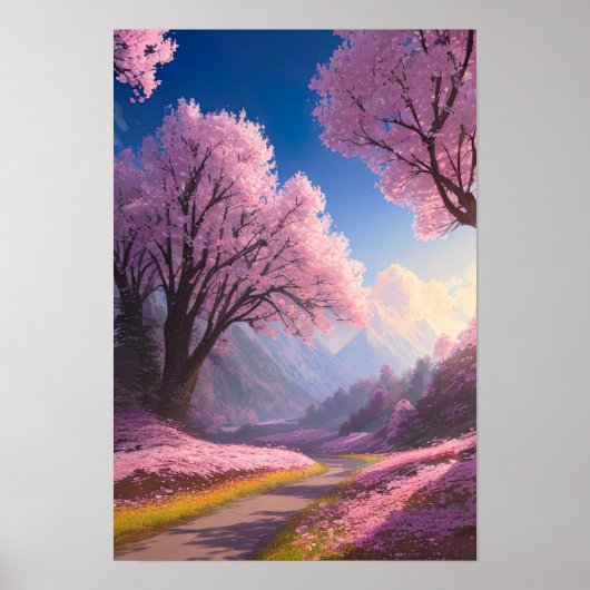 Bergweg Poster (Vorne)