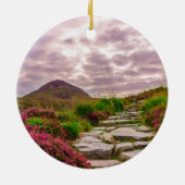 Bergweg zu den Wolken Keramik Ornament (Hinten)