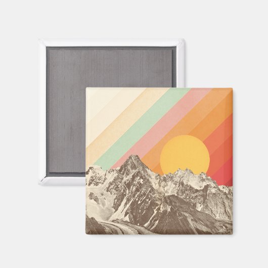 Bergwelt 1 | Florent Bodart Magnet (Vorderseite/Rückseite)