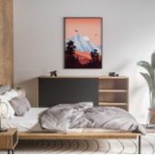 Bergwelt Bergsee-Zauber Leinwanddruck