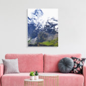 Bergwelt in den Schweizer Alpen Leinwanddruck (Insitu (Wohnzimmer))