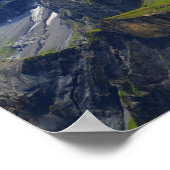 Bergwelt in den Schweizer Alpen Poster (Ecke)