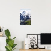 Bergwelt in den Schweizer Alpen Poster (Heimbüro)