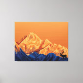 Bergwelt Leinwanddruck (Vorderseite)