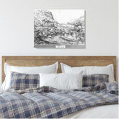 Bergwelt Leinwanddruck (Insitu (Schlafzimmer))