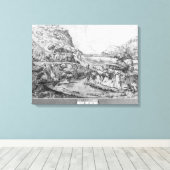 Bergwelt Leinwanddruck (Insitu (Holzboden))