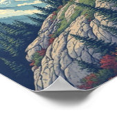 Bergwelt Poster (Ecke)