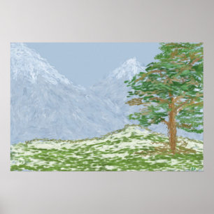Bergwelt Poster