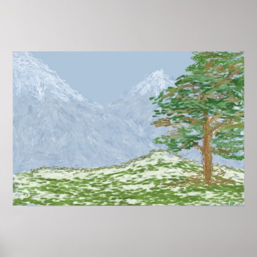 Bergwelt Poster (Vorne)