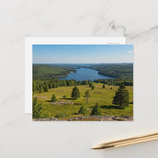 Bergwelt Postkarte (Vorderseite/Rückseite Beispiel)