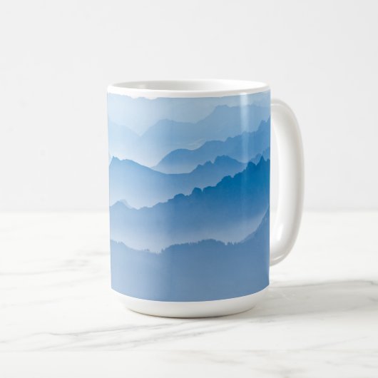 Bergwelt | Schweiz Kaffeetasse (VorderseiteRechts)