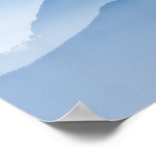 Bergwelt | Schweiz Poster (Ecke)