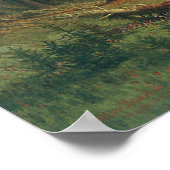 Bergwelt von Albert Bierstadt Poster (Ecke)