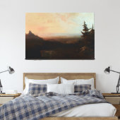 Bergwelt von Moran Leinwanddruck (Insitu (Schlafzimmer))