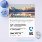 Bergwelt, Wandern und Klettern Advert Flyer (Einzeln)