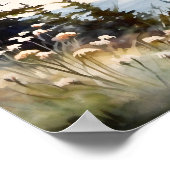 Bergwelt Wasserfarbenen Malerei Kunst, Dichtung un Poster (Ecke)