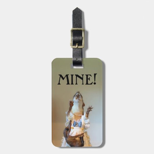 BERGWERK (doppelseitig) Gepäckanhänger (Vorderseite vertikal)