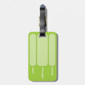 Bergwerk-Gepäckanhänger Gepäckanhänger (Rückseite vertikal)