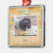 Bergwerk jetzt silbernes ornament (Links)