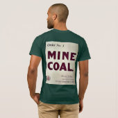 Bergwerk-Kohle T-Shirt (Schwarz voll)