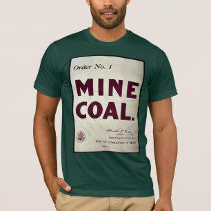 Bergwerk-Kohle T-Shirt